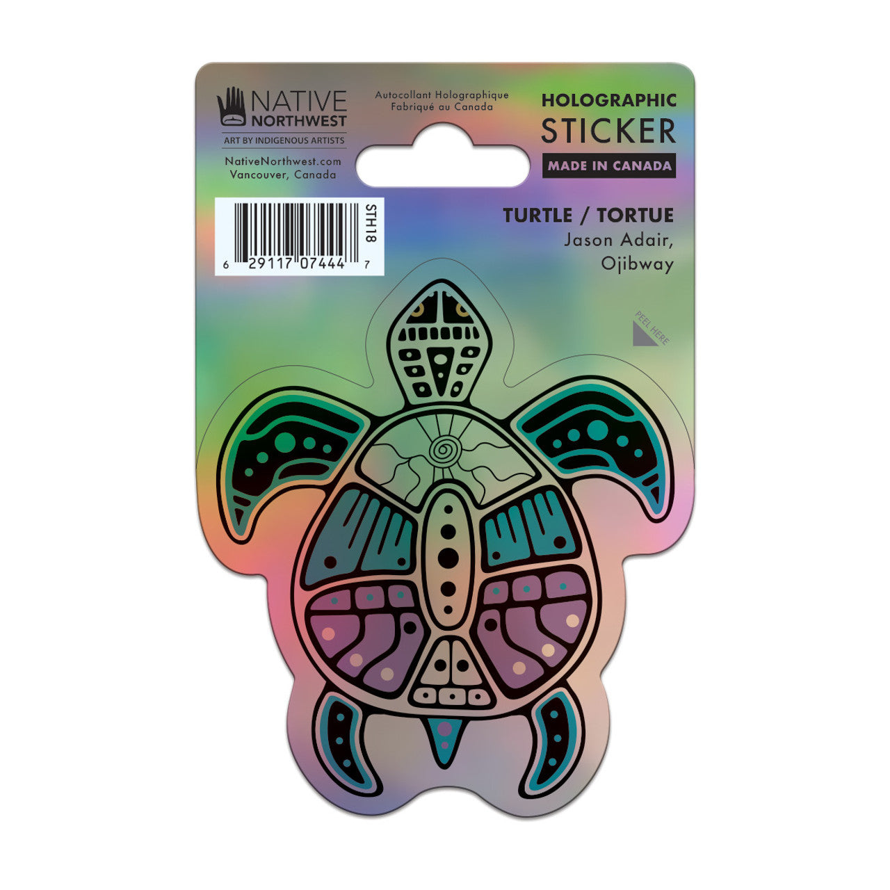Holographic Stickers - Garfinkle - Sticker - House of Himwitsa Art Gallery