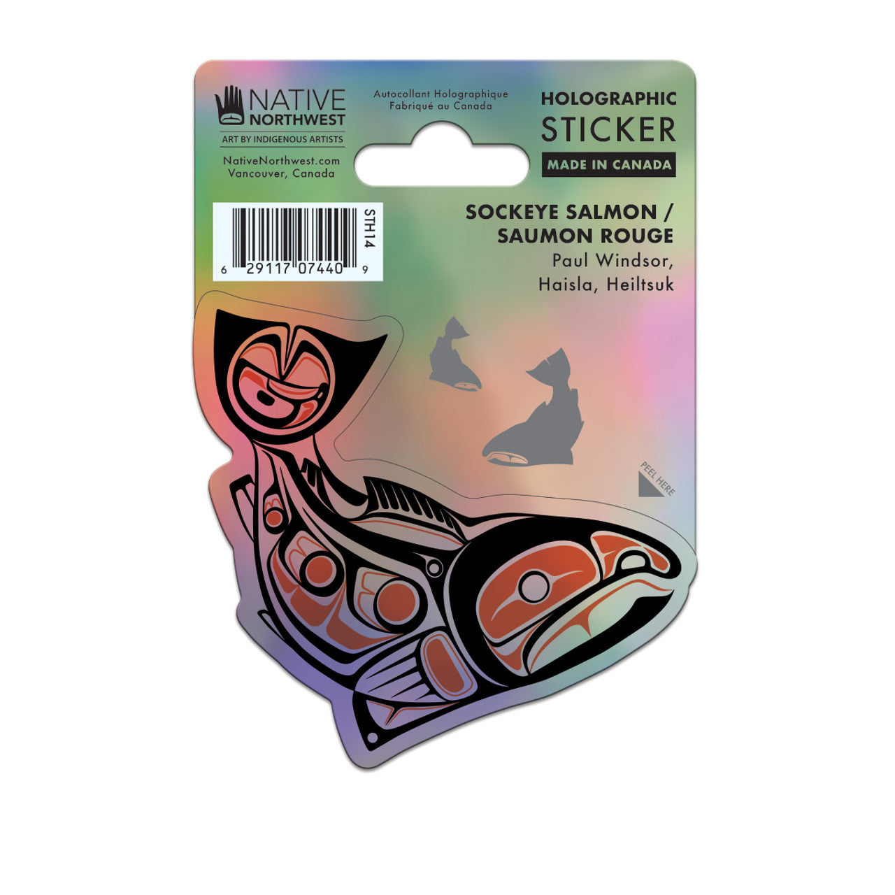 Holographic Stickers - Garfinkle - Sticker - House of Himwitsa Art Gallery
