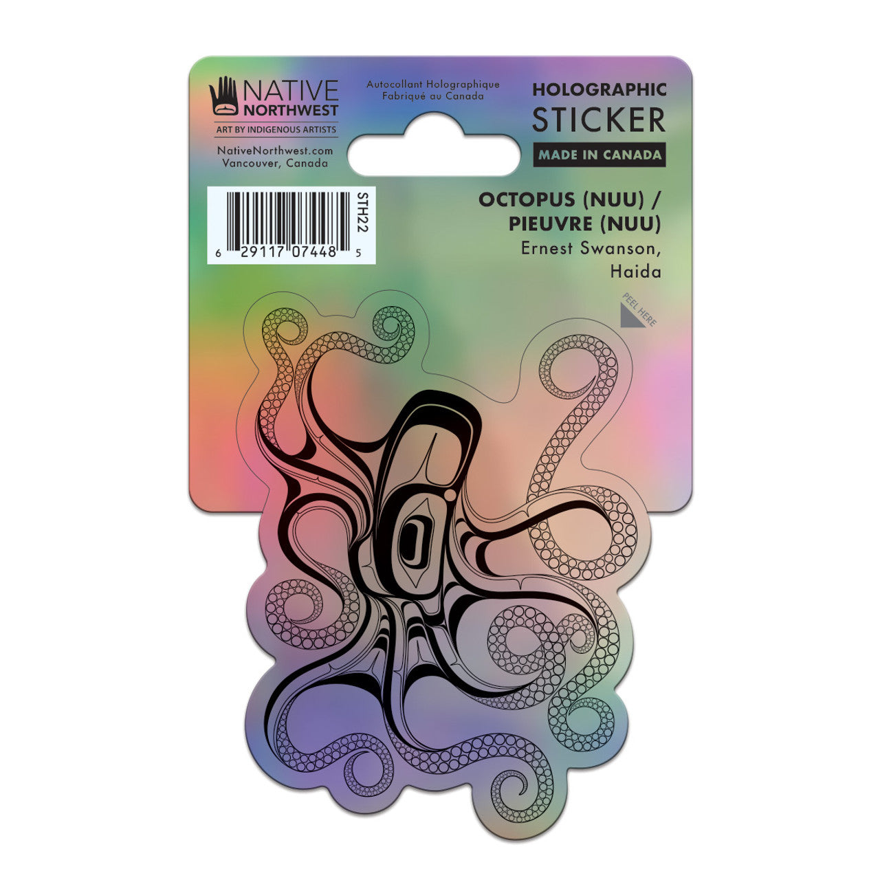 Holographic Stickers - Garfinkle - Sticker - House of Himwitsa Art Gallery