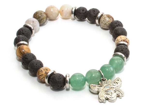 Healing Bracelet Paul Windsor Bee - Healing Bracelet Paul Windsor Bee -  - House of Himwitsa Native Art Gallery and Gifts