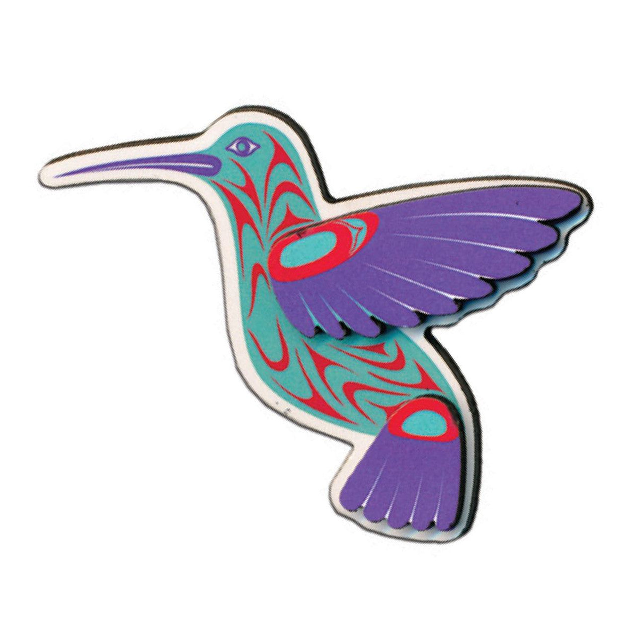 3D MAGNETS - Simone Diamond Hummingbird - M345 - House of Himwitsa Native Art Gallery and Gifts