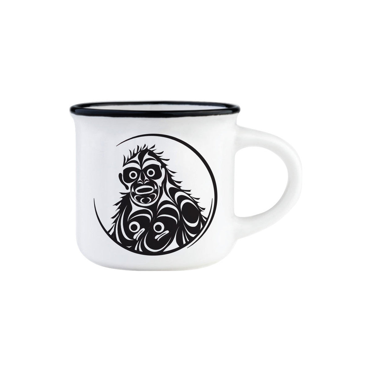 ESPRESSO MUGS - 3oz / Sasquatch - ESMUG18 - House of Himwitsa Native Art Gallery and Gifts