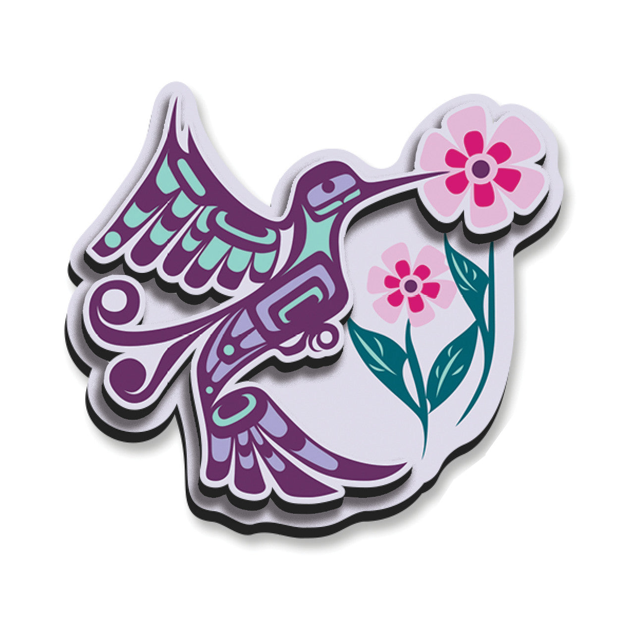 3D MAGNETS - Francis Dick Hummingbird - M377 - House of Himwitsa Native Art Gallery and Gifts