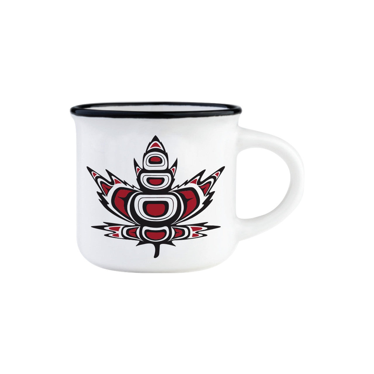 ESPRESSO MUGS - 3oz / Maple Leaf - ESMUG21 - House of Himwitsa Native Art Gallery and Gifts