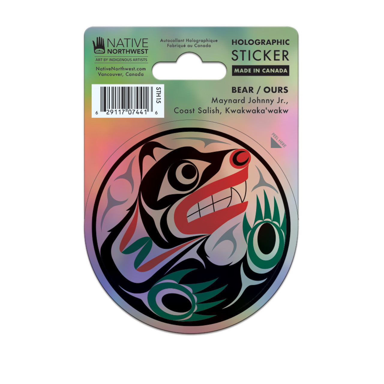 Holographic Stickers - Garfinkle - Sticker - House of Himwitsa Art Gallery