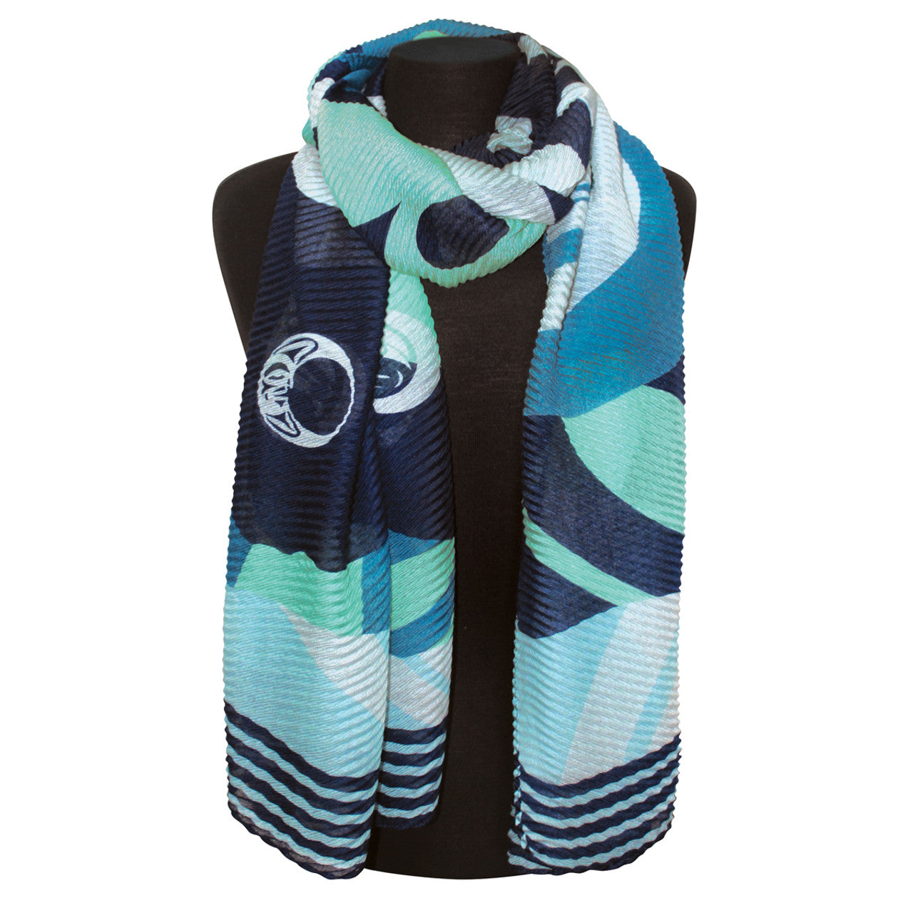 ECO SCARFS - Moon Phases - ESCARF24 - House of Himwitsa Native Art Gallery and Gifts