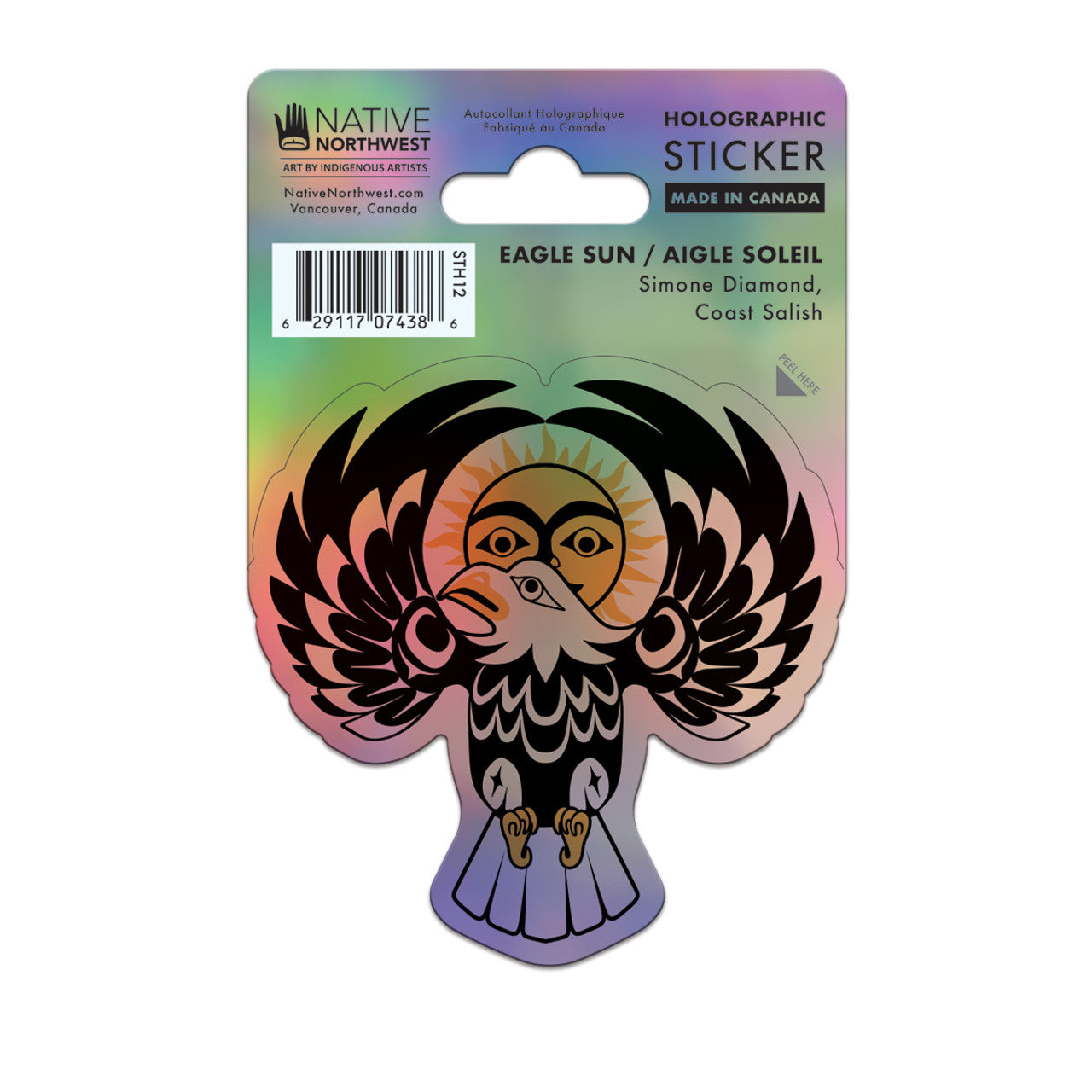 Holographic Stickers - Garfinkle - Sticker - House of Himwitsa Art Gallery