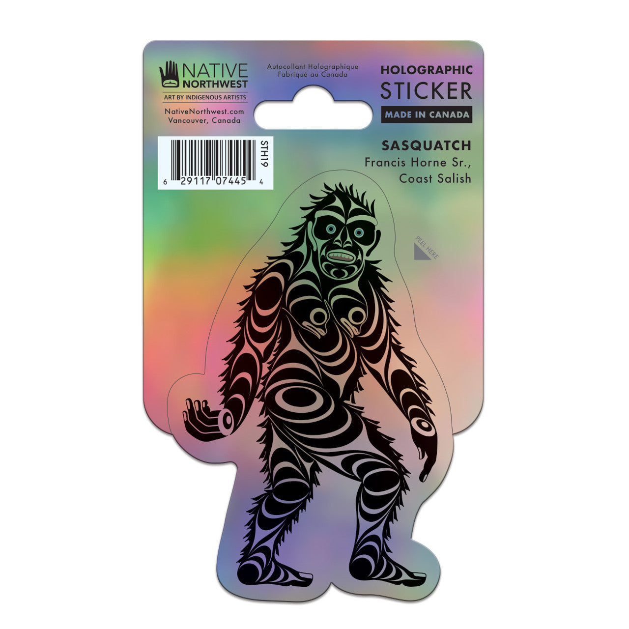 Holographic Stickers - Garfinkle - Sticker - House of Himwitsa Art Gallery