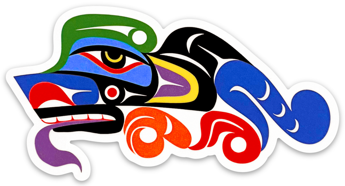 Stickers Marvin Oliver - Triton Cove Fine Arts - Sticker - House of Himwitsa Art Gallery