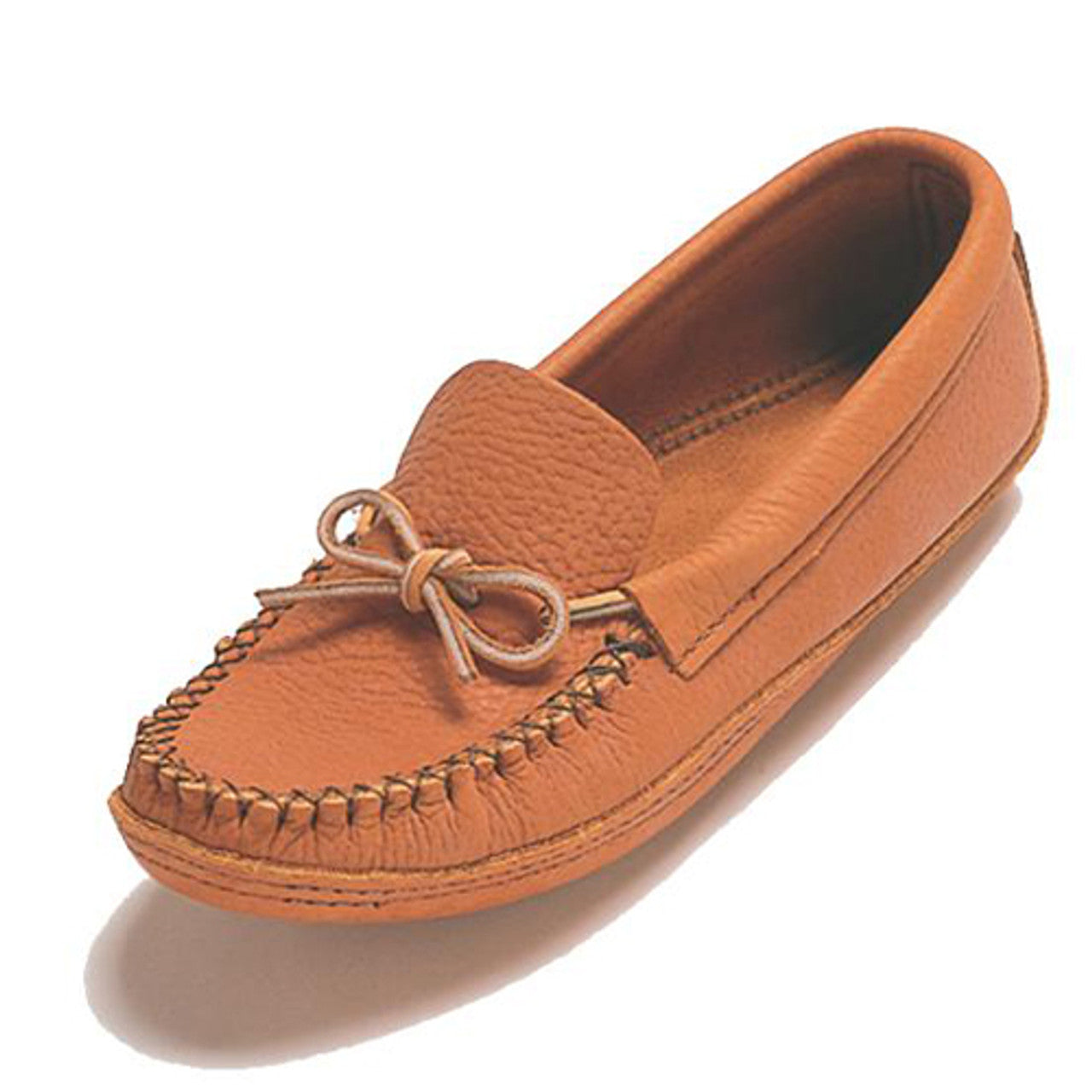 Moccasin YA'NDIHA’ (LEATHER) - CARIBOU - 12 - 189H 12 - House of Himwitsa Native Art Gallery and Gifts