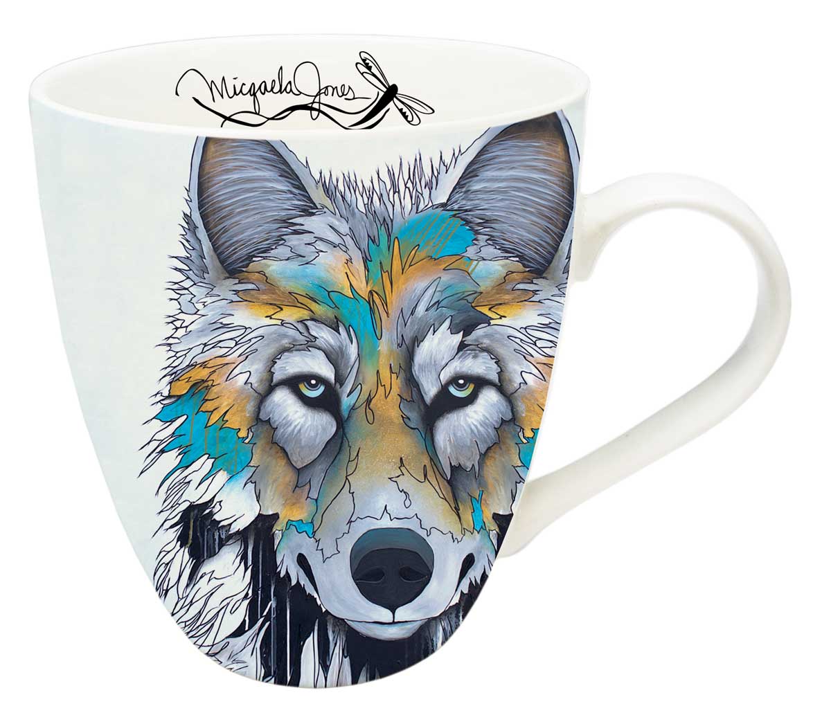 Mug Micqaela Jones Alpha - Mug Micqaela Jones Alpha -  - House of Himwitsa Native Art Gallery and Gifts