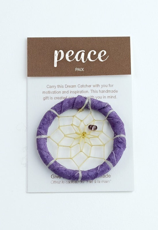1.5" Inspirational Pocket Dream Catchers - Monague Native Crafts - Pocket Dream Catchers - House of Himwitsa Art Gallery