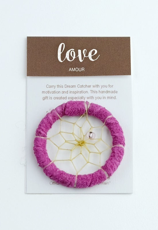 1.5" Inspirational Pocket Dream Catchers - Monague Native Crafts - Pocket Dream Catchers - House of Himwitsa Art Gallery