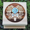Shain Jackson Mini Cedar Bentwood Boxes - Frog / Small - 312-SSB - House of Himwitsa Native Art Gallery and Gifts