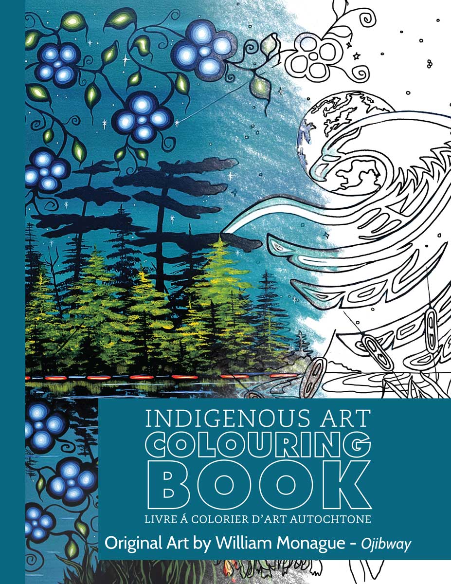 Colouring Book William Monague - Colouring Book William Monague -  - House of Himwitsa Native Art Gallery and Gifts