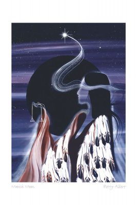 CANVAS/ MATTED ART CARDS BETTY ALBERT - Canadian Art Prints Inc. - Matted Art Card - House of Himwitsa Art Gallery