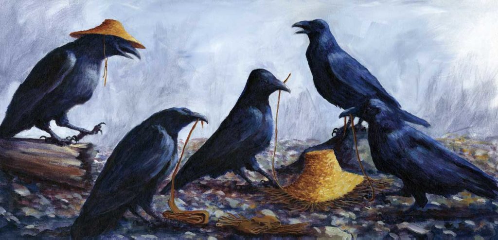 Canvas Jean Taylor She Will Have Hat -  - Canvas - House of Himwitsa Art Gallery