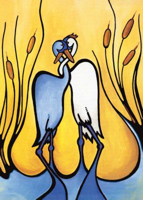 MATTED ART CARDS NATHALIE COUTOU - New Day - POD2584M - House of Himwitsa Native Art Gallery and Gifts