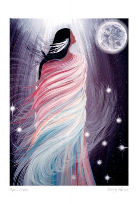 CANVAS/ MATTED ART CARDS BETTY ALBERT - Canadian Art Prints Inc. - Matted Art Card - House of Himwitsa Art Gallery