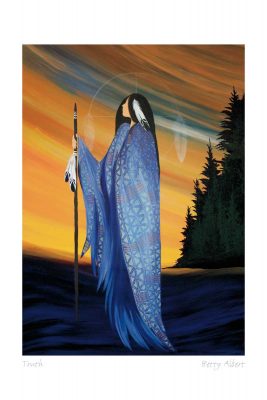 MATTED ART CARDS BETTY ALBERT - Truth - POD988M - House of Himwitsa Native Art Gallery and Gifts