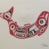 Marvin Oliver Salmon Art Card - 004W - 004W - House of Himwitsa Native Art Gallery and Gifts