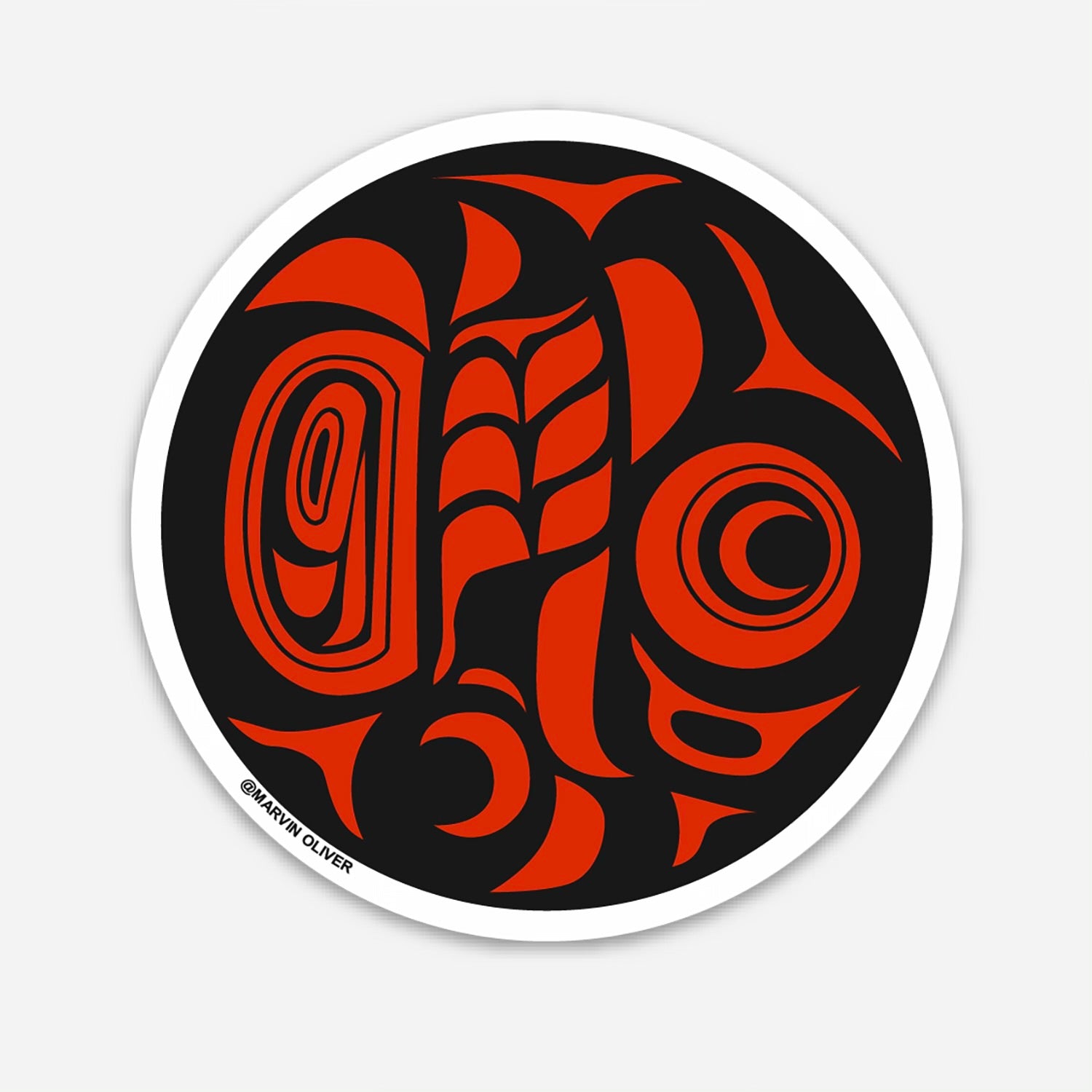 Stickers Marvin Oliver - Triton Cove Fine Arts - Sticker - House of Himwitsa Art Gallery