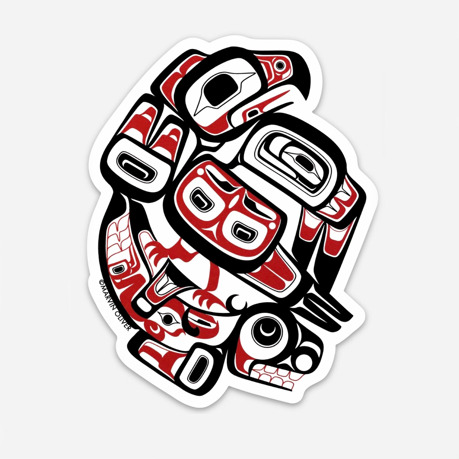 Stickers Marvin Oliver - Triton Cove Fine Arts - Sticker - House of Himwitsa Art Gallery