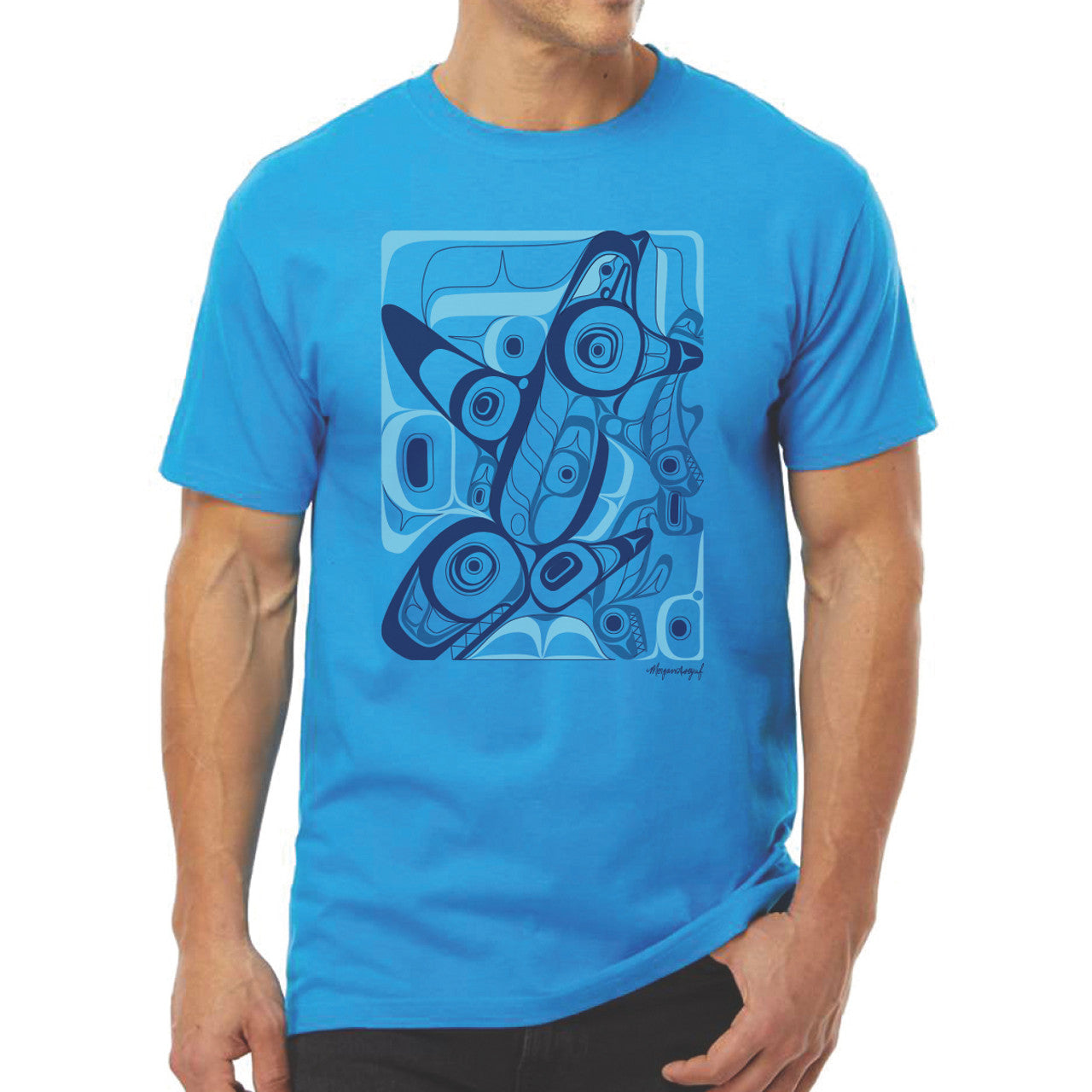 T-Shirt Morgan Asoyuf Orca Song -  - T-Shirt - House of Himwitsa Art Gallery