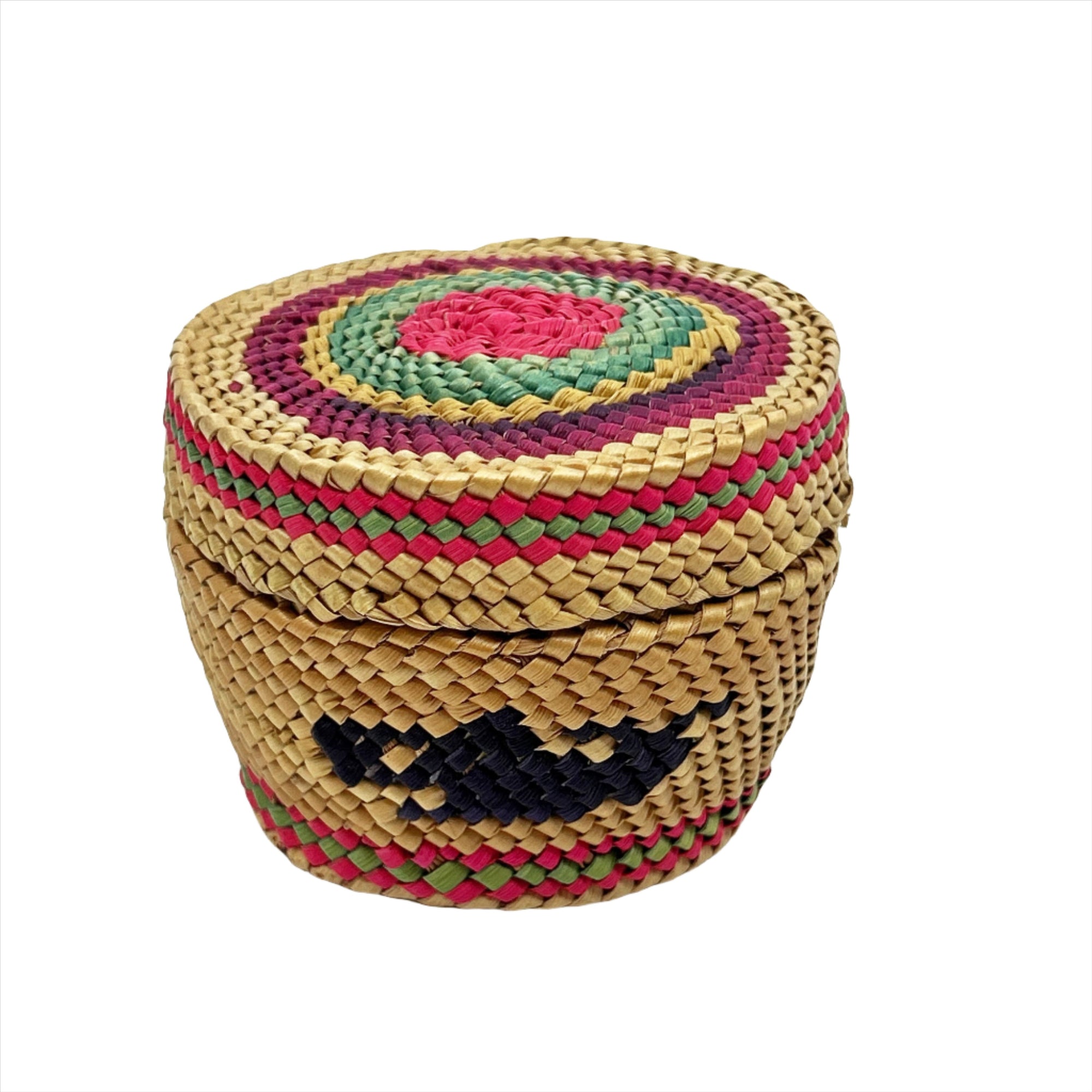 Nuu-Chah-Nulth Woven Round Basket - Maynards Fine Art and Antiques -  - House of Himwitsa Art Gallery