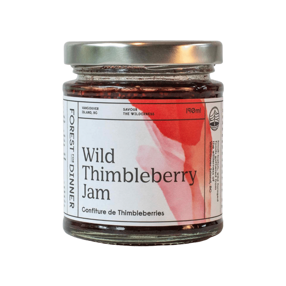 Wild Thimbleberry Jam 190ml - Wild Thimbleberry Jam 190ml -  - House of Himwitsa Native Art Gallery and Gifts