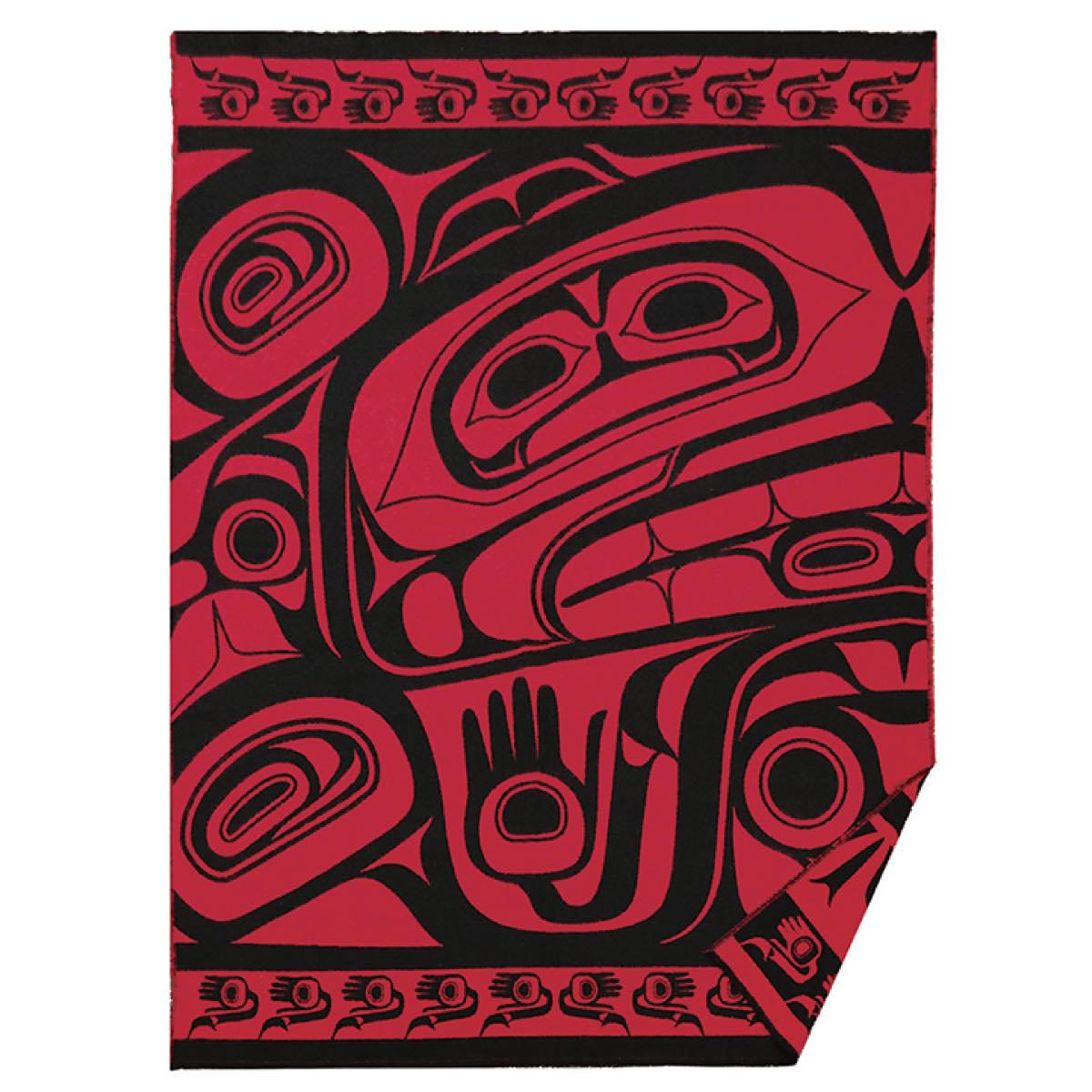 Woven Blanket Donnie Edenshaw Treasure Of Our Ancestors - Woven Blanket Donnie Edenshaw Treasure Of Our Ancestors -  - House of Himwitsa Native Art Gallery and Gifts