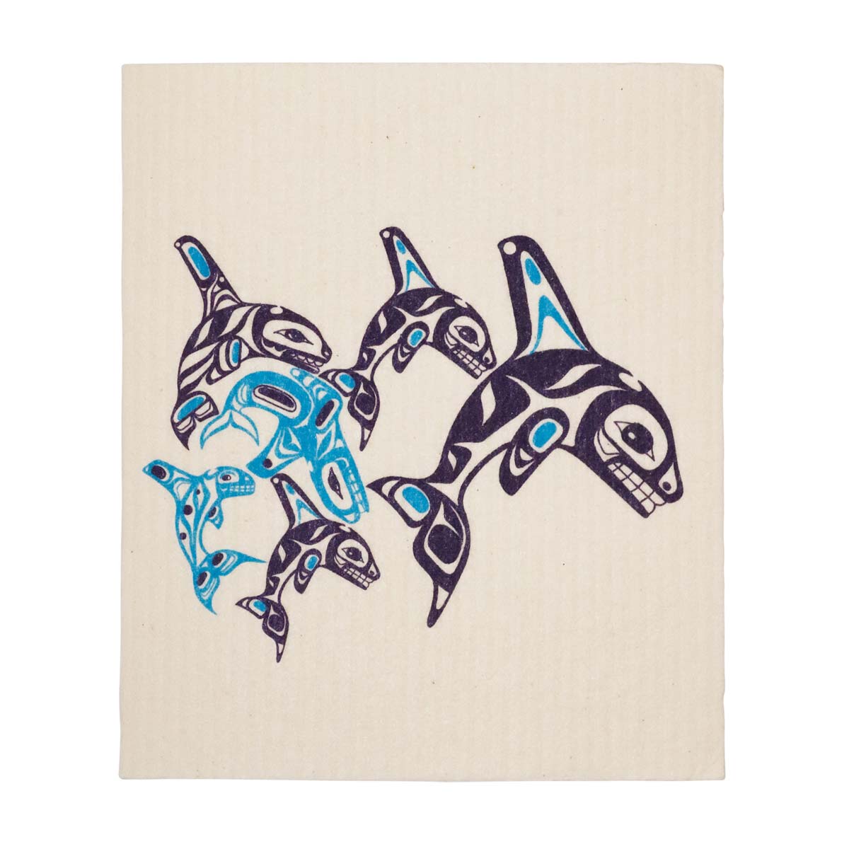 Eco Cloth Paul Windsor Whale - Eco Cloth Paul Windsor Whale -  - House of Himwitsa Native Art Gallery and Gifts