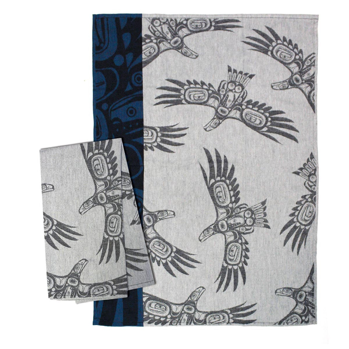 Tea Towel Soaring Eagle - Tea Towel Soaring Eagle -  - House of Himwitsa Native Art Gallery and Gifts