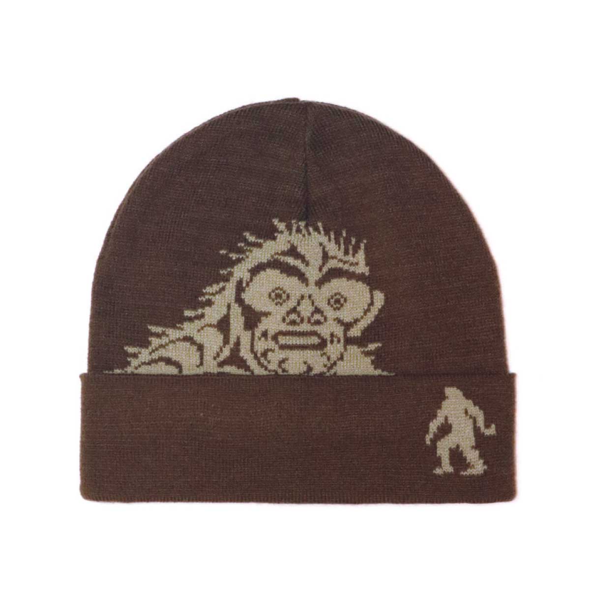 Toque Sasquatch (brown) - Toque Sasquatch (brown) -  - House of Himwitsa Native Art Gallery and Gifts