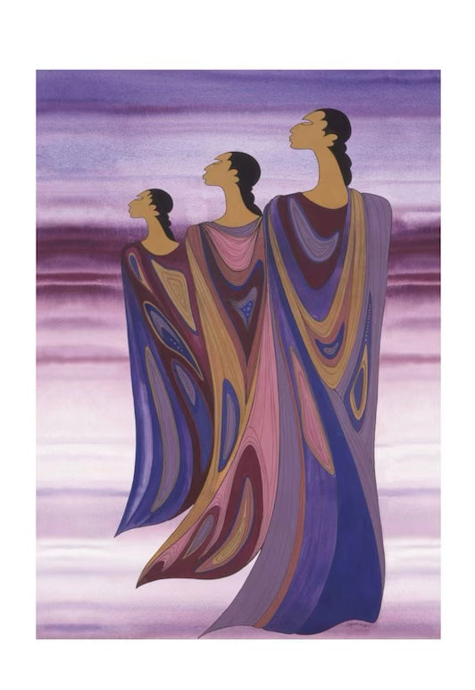 Art Card Maxine Noel Strength Through The Centuries - Art Card Maxine Noel Strength Through The Centuries -  - House of Himwitsa Native Art Gallery and Gifts