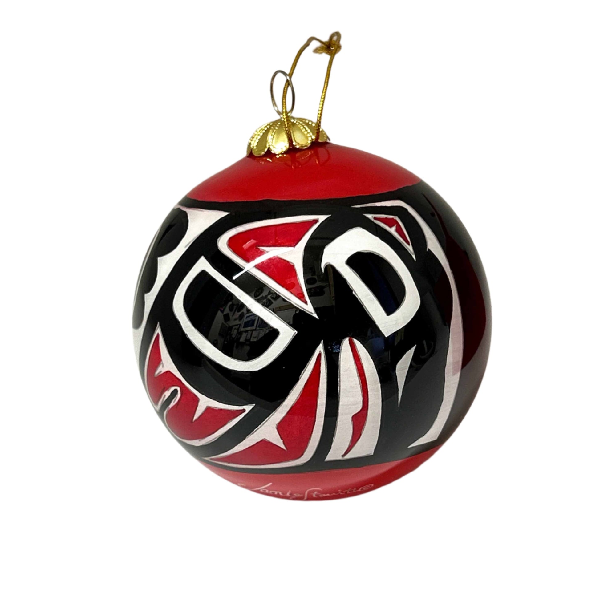 Ornament Jamie Sterritt Eagle 3" Diameter -  - Ornament - House of Himwitsa Art Gallery