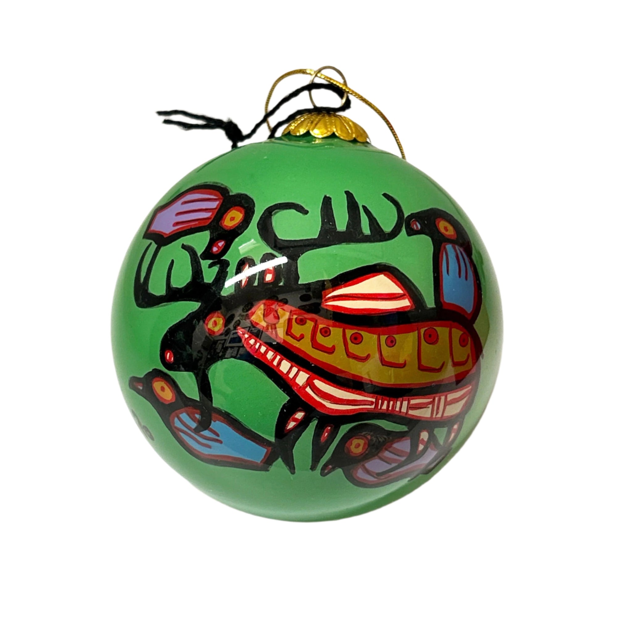 Ornament Norval Morisseau Moose Harmony 3" Diameter -  - Ornament - House of Himwitsa Art Gallery