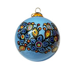 Ornament Norval Morisseau Flowers & Birds 3" Diameter -  - Ornament - House of Himwitsa Art Gallery