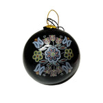 Deb Malcolm Silver Threads Glass Ornament 3" Diameter -  - Ornament - House of Himwitsa Art Gallery