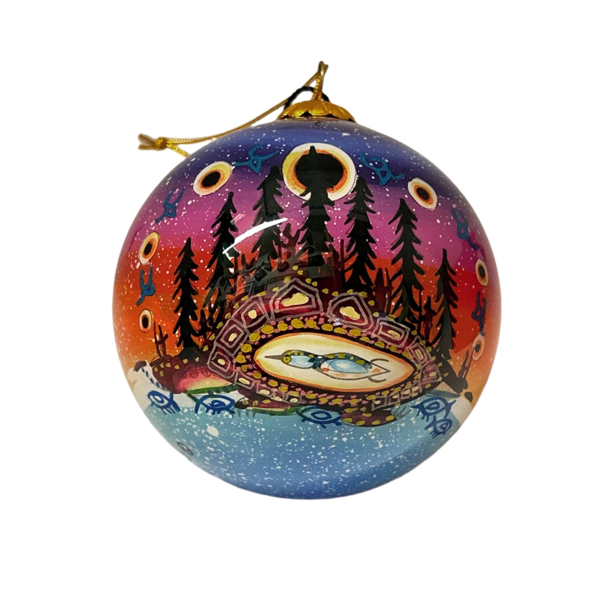 Ornament James Jacko Celebration of Creation 3" Diameter -  - Ornament - House of Himwitsa Art Gallery