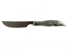 Cheese or Steak Knife Eagle (brush) - Cheese or Steak Knife Eagle (brush) -  - House of Himwitsa Native Art Gallery and Gifts