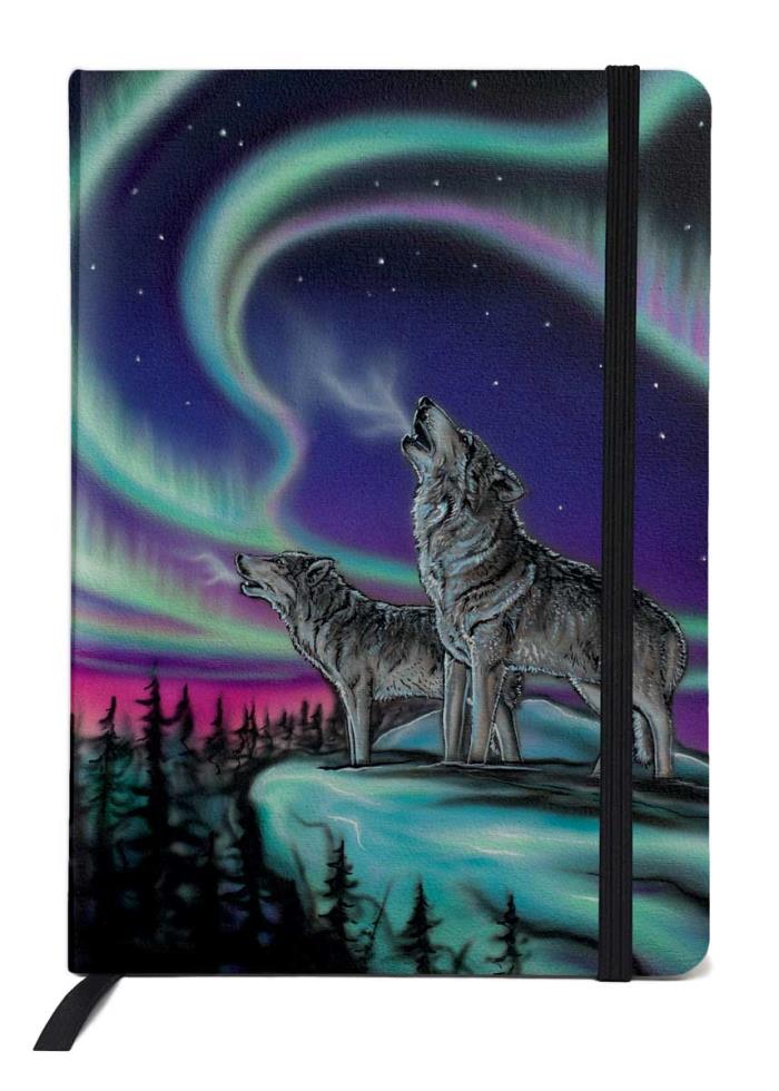 Journal Amy Keller Rempp SkyDance Wolves - Journal Amy Keller Rempp SkyDance Wolves -  - House of Himwitsa Native Art Gallery and Gifts