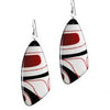 Kelly Robinson Silk Inspiration Earrings Red/Black