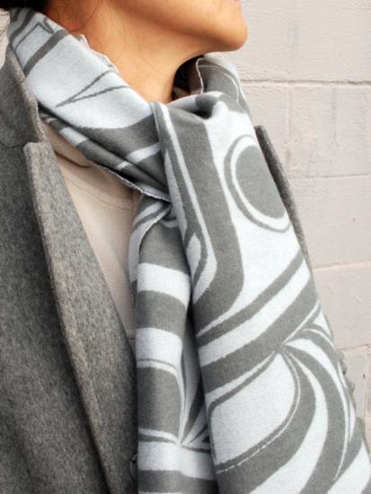 Bill Helin Unisex Fleece Scarf Frog Box -  - Scarfs - House of Himwitsa Art Gallery