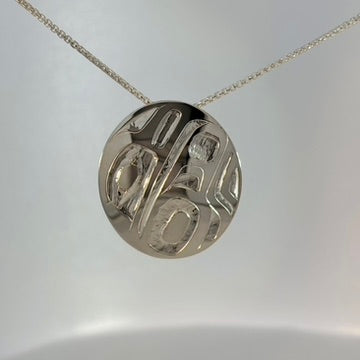 Alvin Adkins Silver Eagle Pendant
