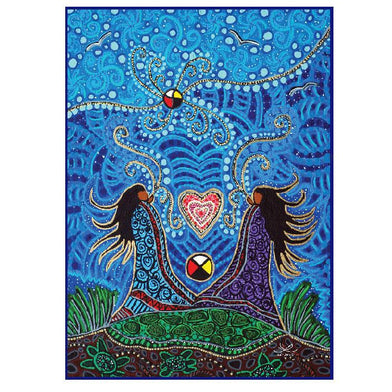 *Art Sock Breath Of Life S/M - *Art Sock Breath Of Life S/M -  - House of Himwitsa Native Art Gallery and Gifts