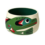 Stewart Jacobs Pottery Medium Frog - Jacobs Stewart - pottery - House of Himwitsa Art Gallery