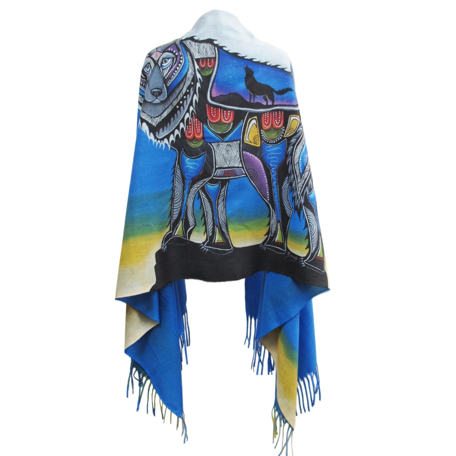 Eco Shawl Jessica Somers Wolf -  - SHAWL - House of Himwitsa Art Gallery