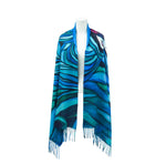 Eco Shawl Don Chase Spirit Fish -  - SHAWL - House of Himwitsa Art Gallery