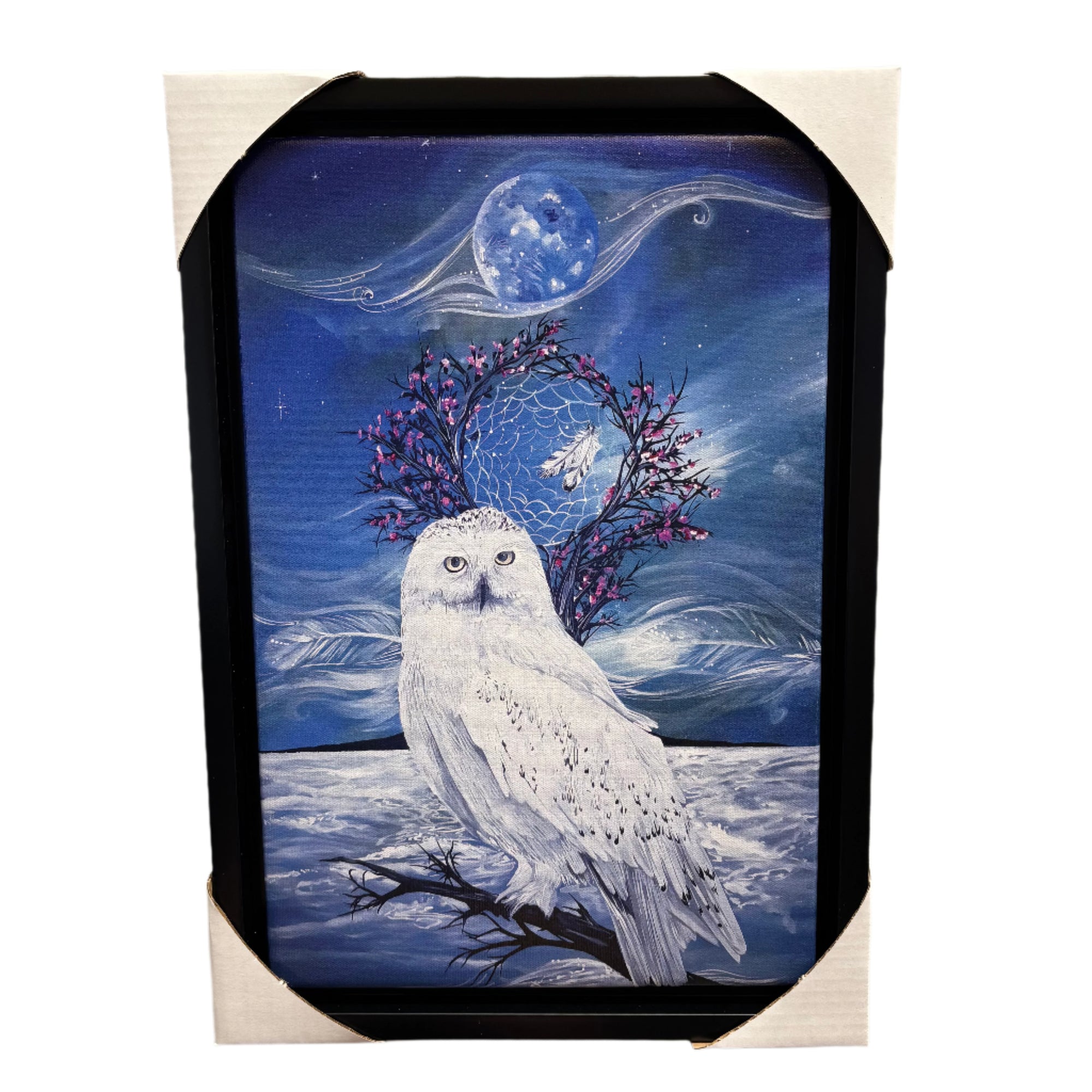 Canvas Karen Erickson Midnight Wisdom 12 x 18 -  - Canvas - House of Himwitsa Art Gallery